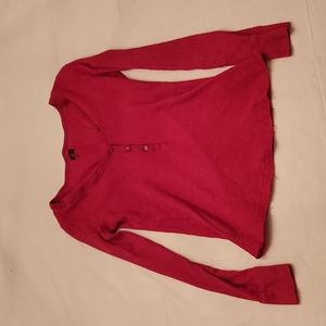 Juniors BDG Red Long Sleeve Top XS